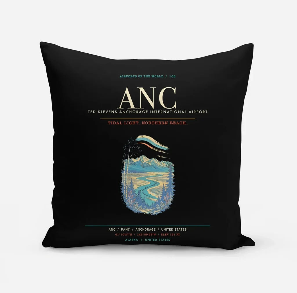 Ted Stevens Anchorage International Airport ANC - Black