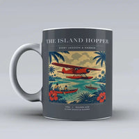 Thumbnail for VINTAGE G4024 - The Island Hopper - Ceramic Mug design on gray
