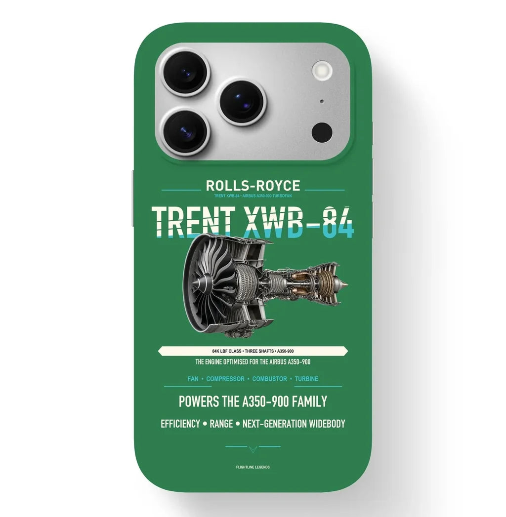 TRENT XWB-84 Case design on green iphone case