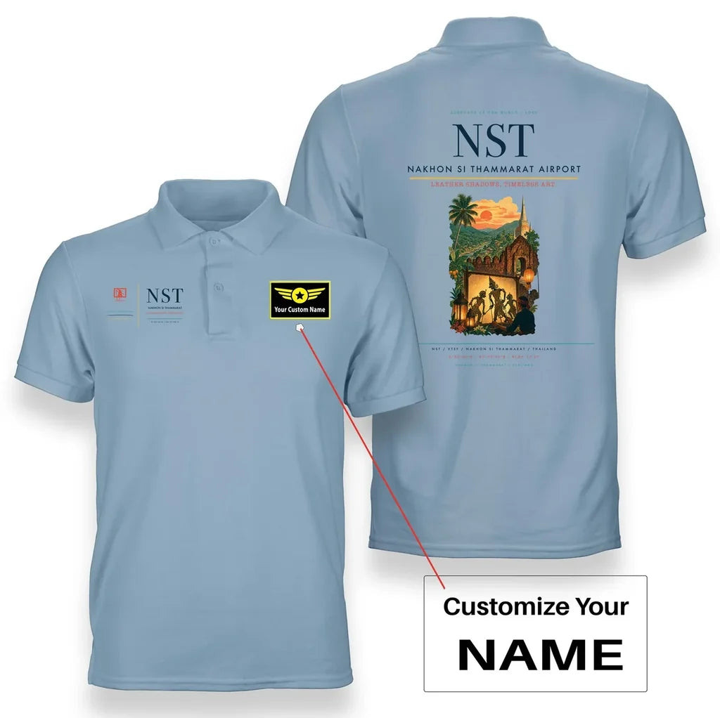Nakhon Si Thammarat Airport NST Light Blue+Name