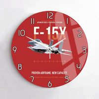 Thumbnail for F-15X Advanced Eagle Proposal Proven Airframe New Capacity design on red no frame wall clock