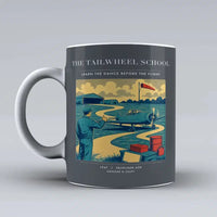 Thumbnail for VINTAGE G4178 - The Tailwheel School - Ceramic Mug design on gray
