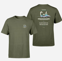 Thumbnail for Canadair C-4 Argonaut - North Star design on green army t shirt