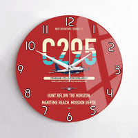 Thumbnail for Airbus C295 MPA/ASW design on red no frame wall clock