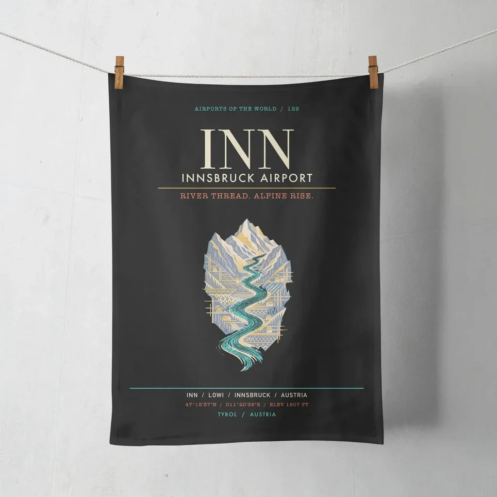Innsbruck Airport INN - Inn Valley Alpine Weave - Black