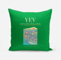 Thumbnail for Inuvik (Mike Zubko) Airport (YEV) design on green pillow