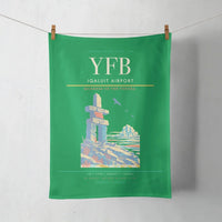Thumbnail for Iqaluit Airport (YFB) design on green towel