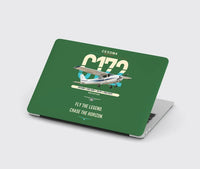 Thumbnail for Cessna 172 Skyhawk design on green MacBook case