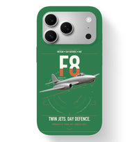 Thumbnail for Gloster Meteor F8 design on green magsafe iphone case, for iPhone 17 Pro