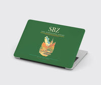 Thumbnail for Sibiu International Airport (SBZ) design on green MacBook case