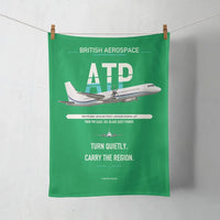 Thumbnail for British Aerospace ATP design on green towel
