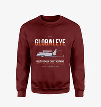 Thumbnail for Saab GlobalEye design on wine red sweatshirt