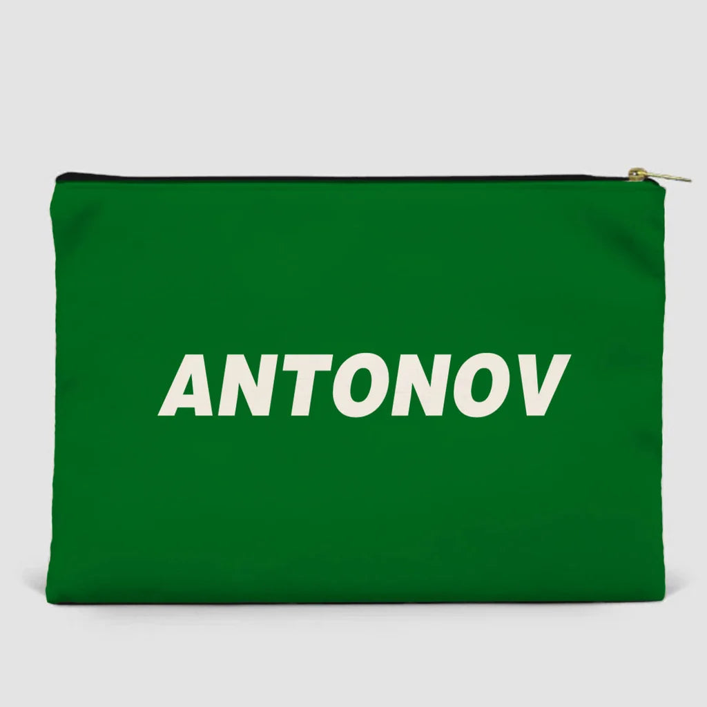 Antonov & Text Zipper Pouch - view 8