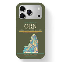 Thumbnail for Oran Airport (ORN) design on green army iPhone 17 Pro MagSafe case