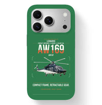 Thumbnail for Leonardo AW169 design on green magsafe iphone case, for iPhone 17 Pro