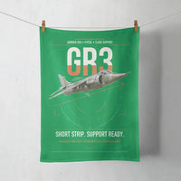 Thumbnail for Hawker Siddeley Harrier GR3 design on green towel