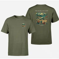 Thumbnail for VINTAGE G4097 - The Highland Strip - Double-Side T-Shirt design on greenarmy double side t shirt