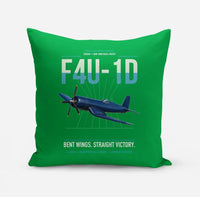 Thumbnail for F4U-1D Corsair design on green pillow