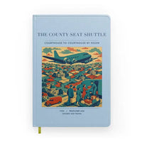 Thumbnail for VINTAGE G4388 - The County Seat Shuttle - Designed Notebooks design on lightblue