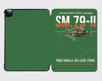 Thumbnail for Savoia-Marchetti SM.79-II Sparviero design on green ipad tablet case