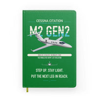 Thumbnail for Cessna Citation M2 Gen2 design on green notebook