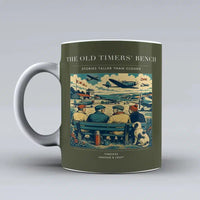 Thumbnail for VINTAGE G4140 - The Old Timers' Bench - Ceramic Mug design on greenarmy