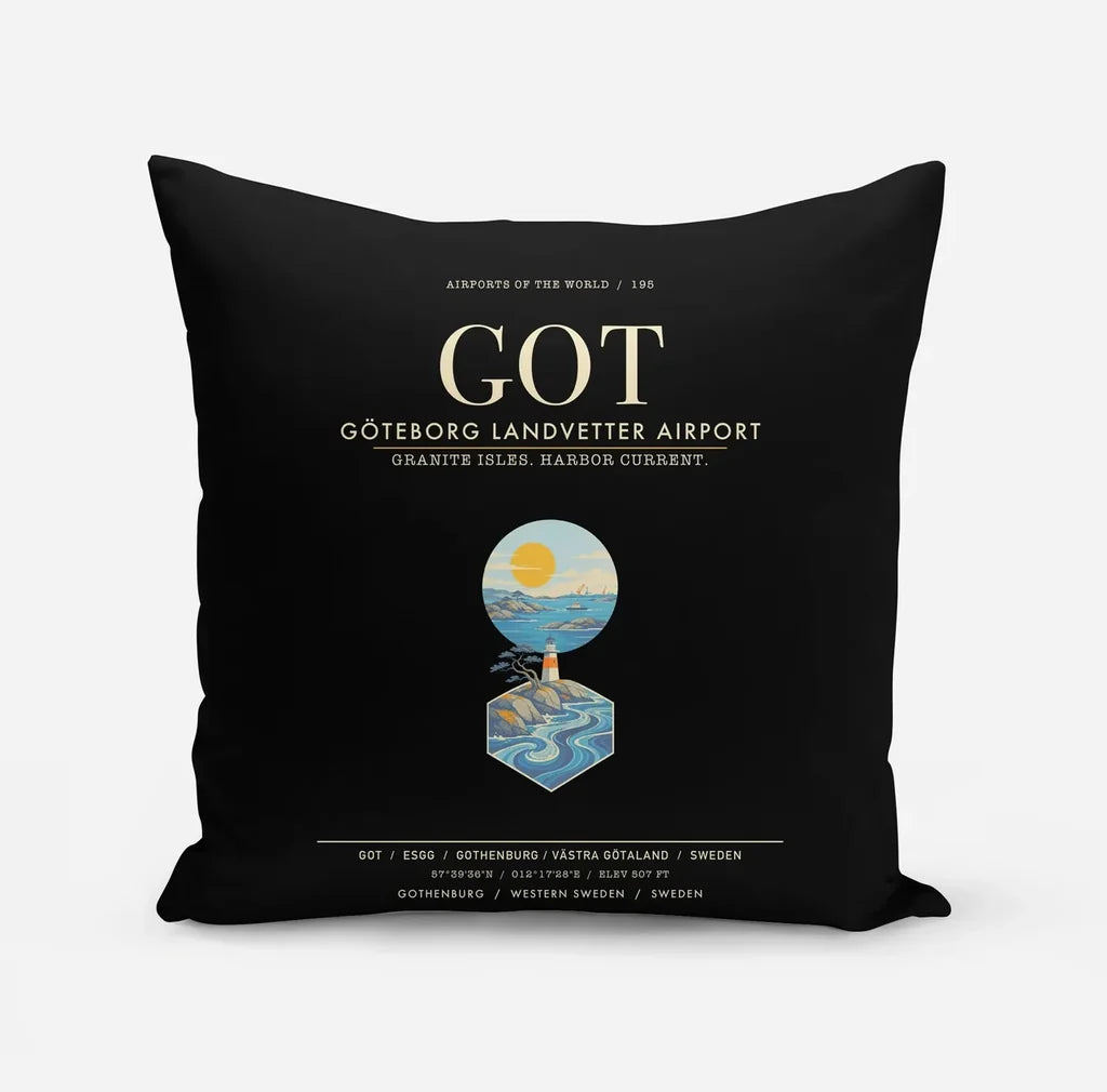 Goteborg Landvetter Airport GOT - Black