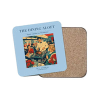 Thumbnail for The Dining Aloft - Designed Coasters design on light blue 1-piece