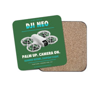 Thumbnail for DJI Neo design on green 1 piece coaster