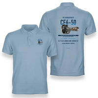 Thumbnail for CF6-50 design on light blue polo
