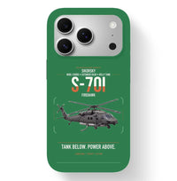 Thumbnail for Sikorsky S-70i FIREHAWK design on green magsafe iphone case, for iPhone 17 Pro
