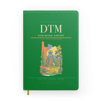 Thumbnail for Dortmund Airport (DTM) design on green notebook