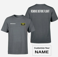 Thumbnail for Customisable Remove Before Flight T-Shirt - view 8