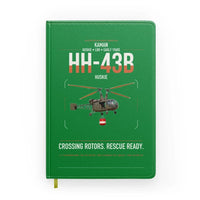 Thumbnail for Kaman HH-43B Huskie design on green notebook