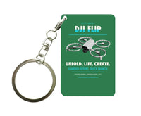 Thumbnail for DJI Flip Key Chain design on green key chain