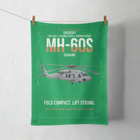 Thumbnail for Sikorsky MH-60S Seahawk design on green towel