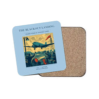 Thumbnail for The Blackout Landing - Designed Coasters design on light blue 1-piece