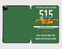 Thumbnail for De Havilland Canadair 515 design on green ipad tablet case