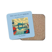 Thumbnail for The Salt Flat Mirror - Designed Coasters design on light blue 1-piece