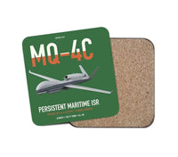 Thumbnail for MQ-4C Triton IFC-4 design on green 1 piece coaster