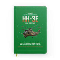 Thumbnail for Sikorsky HH-3E Jolly Green Giant design on green notebook