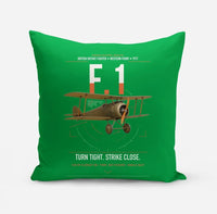 Thumbnail for Sopwith Camel F.1 design on green pillow