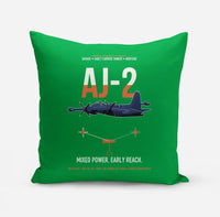 Thumbnail for AJ-2 Savage Tanker design on green pillow