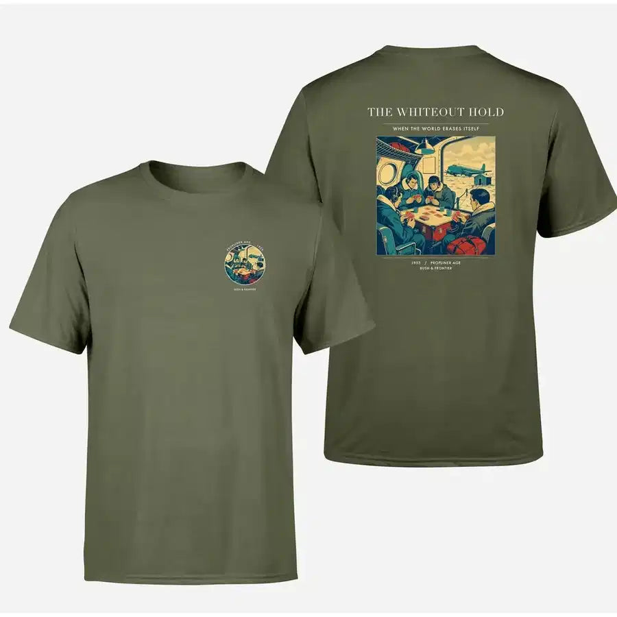 VINTAGE G4359 - The Whiteout Hold - Double-Side T-Shirt design on greenarmy double side t shirt