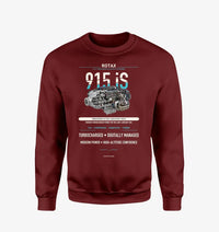 Thumbnail for 915 iS design on wine red sweatshirt