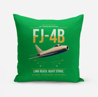 Thumbnail for FJ-4B Fury design on green pillow