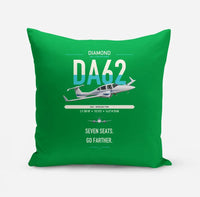 Thumbnail for Diamond DA62 design on green pillow