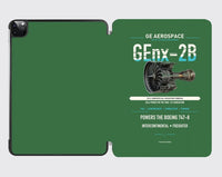 Thumbnail for GEnx-2B design on green ipad tablet case