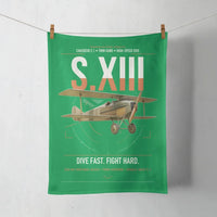 Thumbnail for SPAD S.XIII C.1 design on green towel