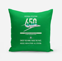 Thumbnail for Cessna Citation 650 - Citation III design on green pillow